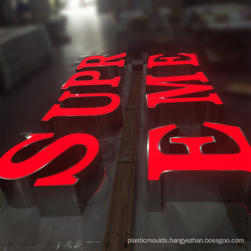 DINGYISIGN Professional Custom Outdoor Led Aluminium Frame Channel Letter Personalized Electronic Signs
